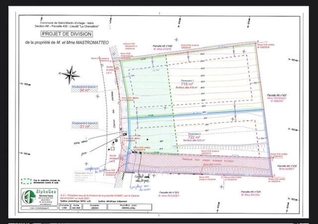 Terrain ST MARTIN D'URIAGE (38410) AUDREY IMMOBILIER