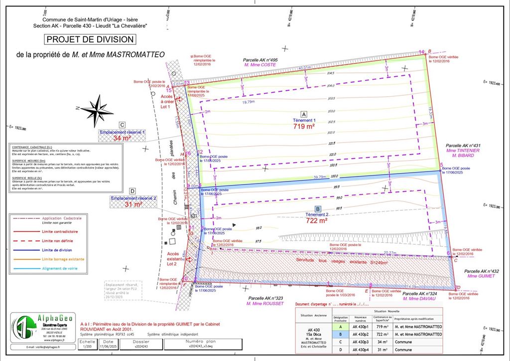 Terrain ST MARTIN D'URIAGE (38410) AUDREY IMMOBILIER